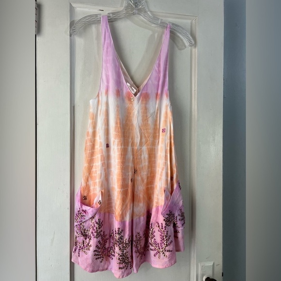 Juliet Dunn Sequin Mini Dress Beach OS - Picture 1 of 9